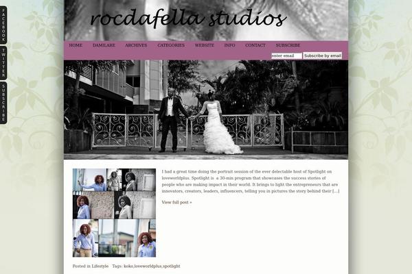 Prophoto4 theme site design template sample