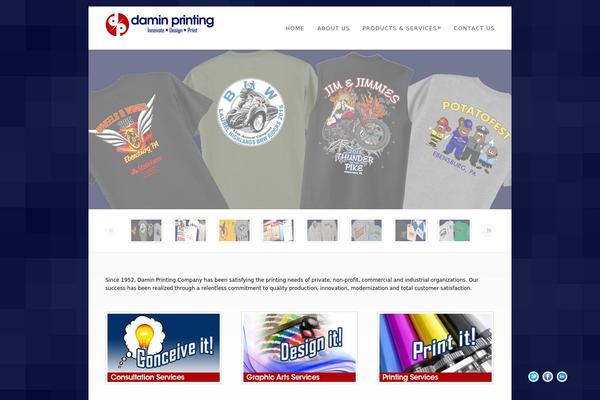 Dandelion theme site design template sample