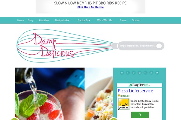 ZipList Recipe Plugin website example screenshot