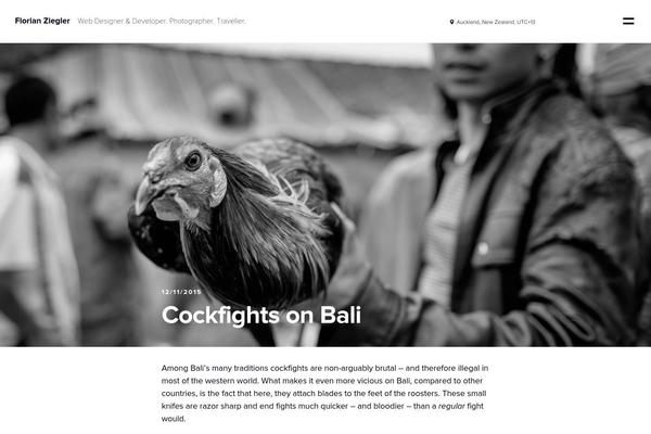 Nomad theme site design template sample