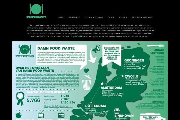 damnfoodwaste.com site used Ultrasimpleres