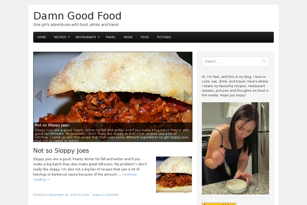Tiga theme site design template sample