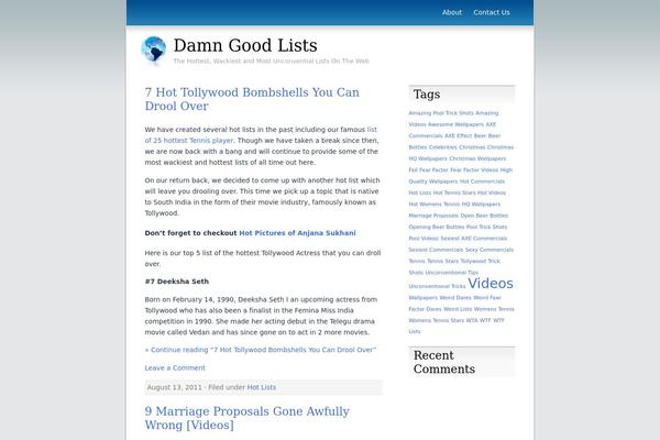 A Dream To Host theme site design template sample