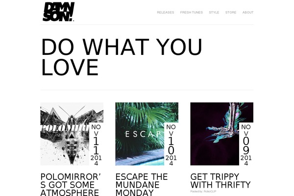 Cartel theme site design template sample