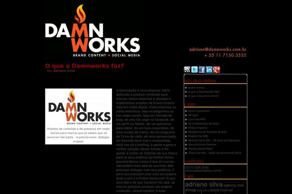 damnworks theme websites examples