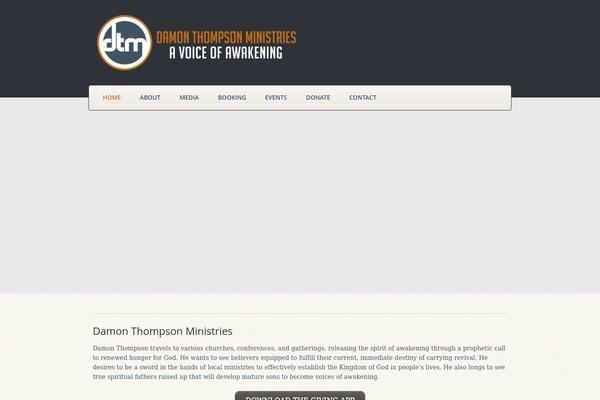 Blessing theme site design template sample