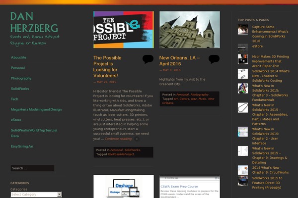Sunspot theme site design template sample