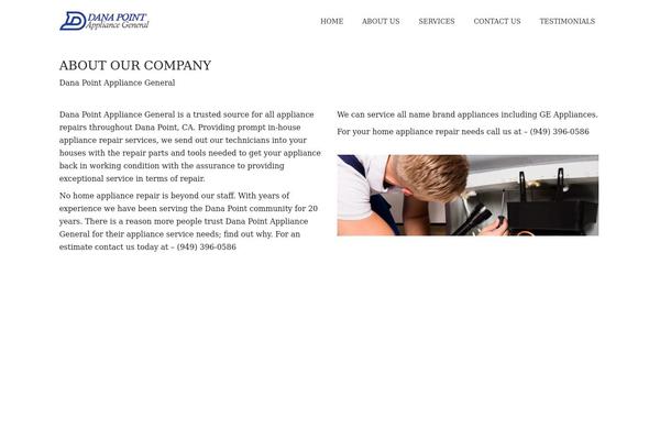 Kalium theme site design template sample