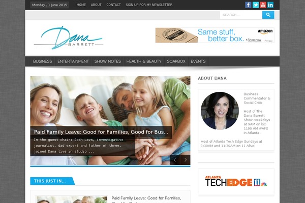 Effectivenews theme site design template sample