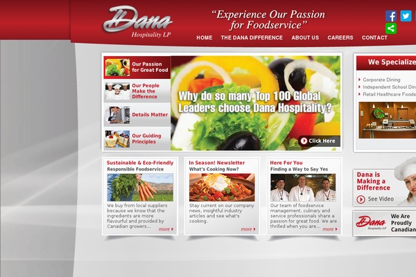danahospitality.ca site used Dana
