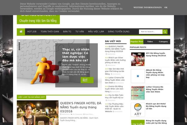 Reportage theme site design template sample