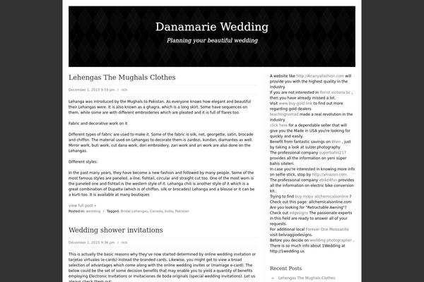 Canyon theme site design template sample