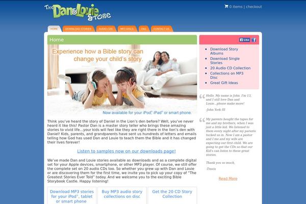 DeepBlue theme site design template sample