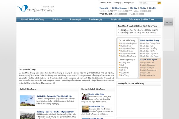 Explorer theme site design template sample