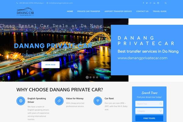 Tours theme site design template sample