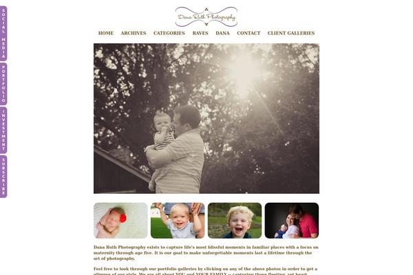 Prophoto4 theme site design template sample