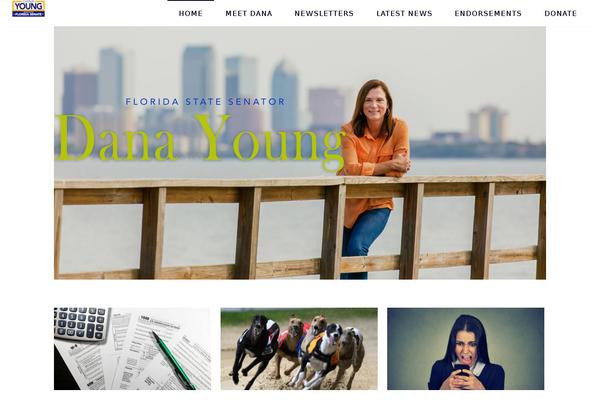 Fluida theme site design template sample
