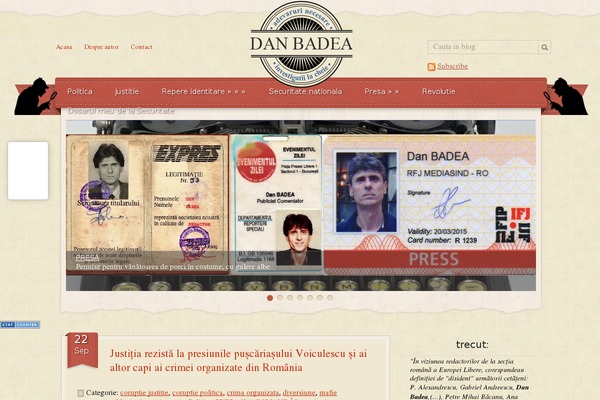 danbadea.net site used Retropress
