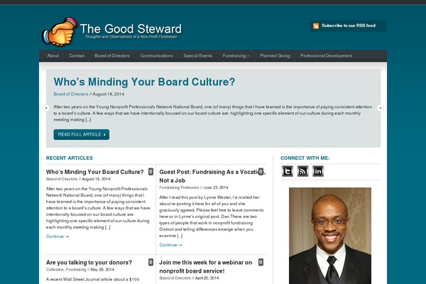 The Station theme site design template sample