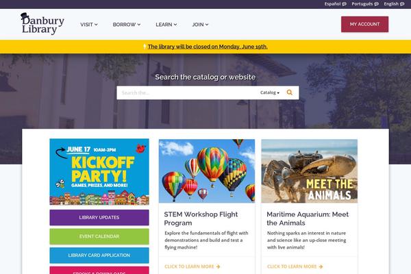Site using Library-bookshelves plugin