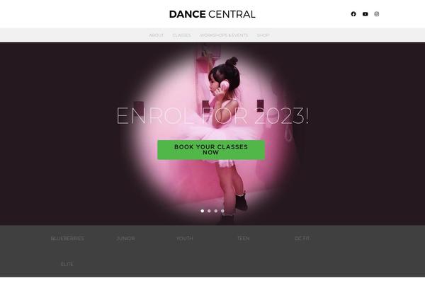 Cardinal Child theme site design template sample