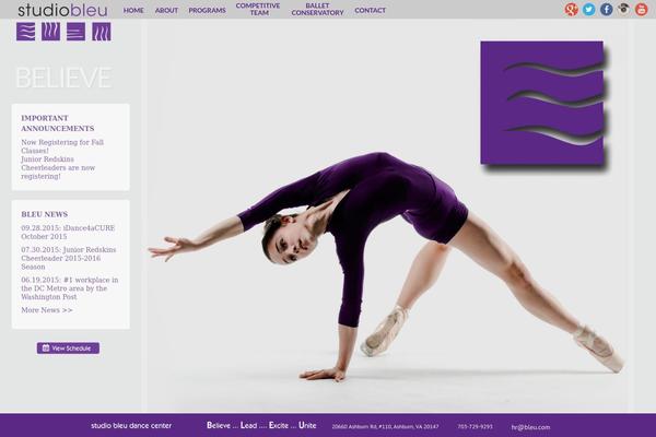 iCarus theme site design template sample