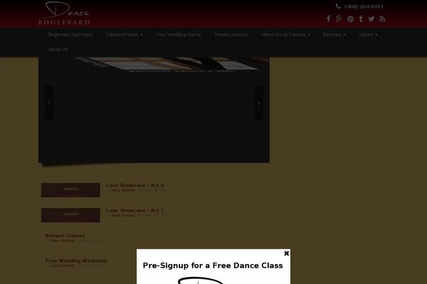 Site using The Events Calendar plugin