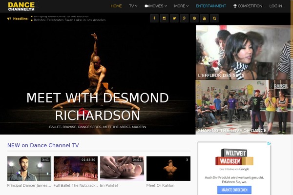 Truemag theme site design template sample