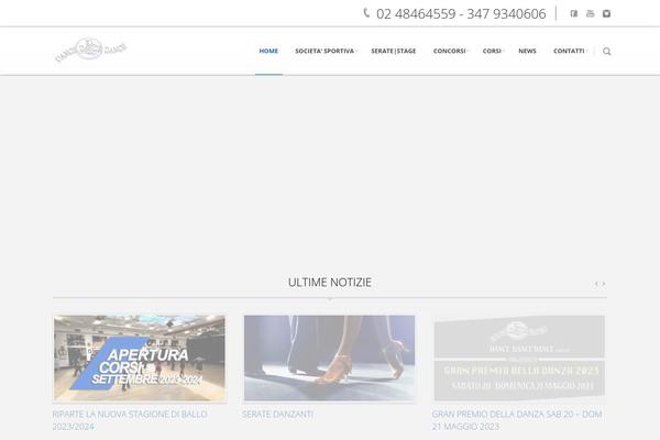 Circles theme site design template sample