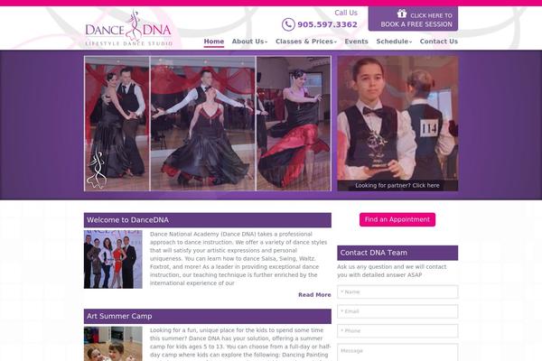 Quark theme site design template sample