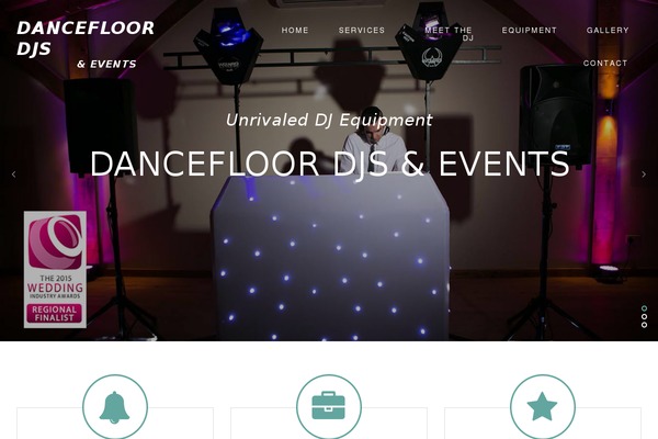 dancefloor-djs-events.com site used Wallpaper