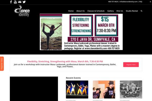 Enfold theme site design template sample