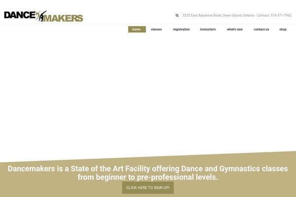 Dance-studio-child theme site design template sample