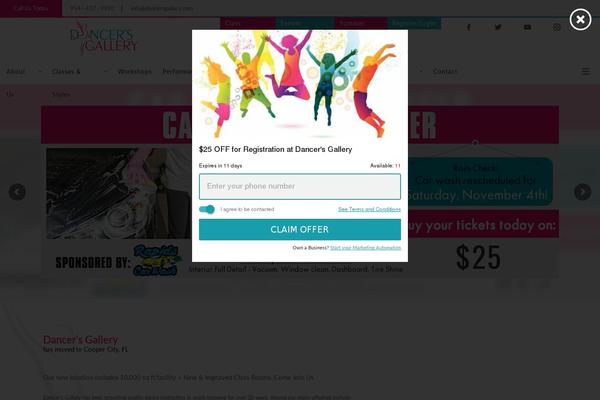 Site using Video Gallery plugin