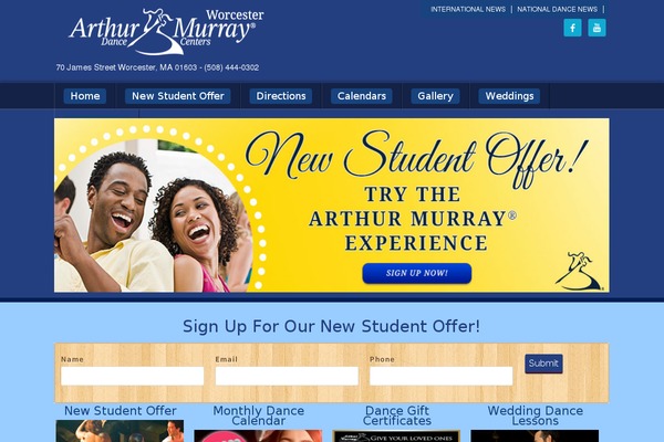 Arthurmurray theme site design template sample