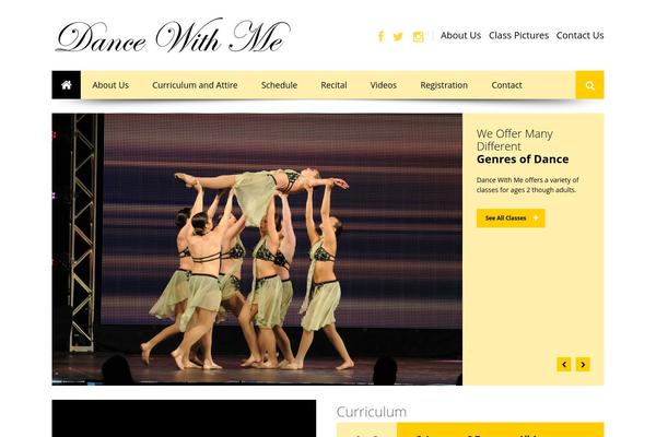 Cacoon theme site design template sample