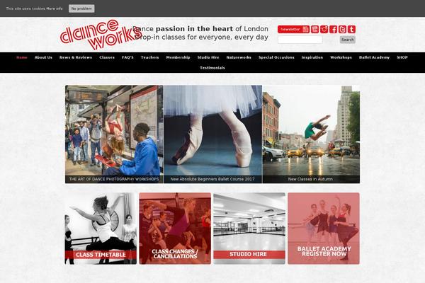 danceworks WordPress theme, websites list used danceworks theme danceworks theme websites examples