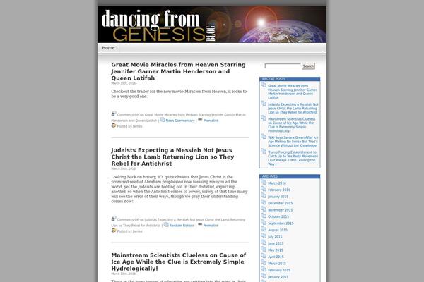 Contempt theme site design template sample