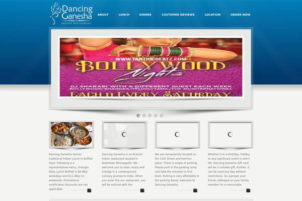 Karma theme site design template sample
