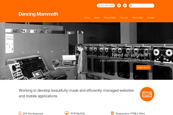 Stack theme site design template sample