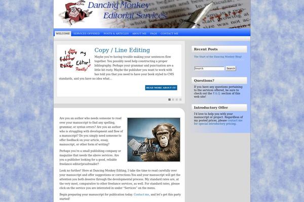 dancingmonkeyediting.com site used Dme