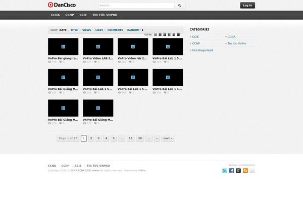 deTube theme site design template sample