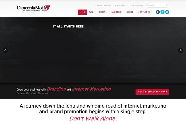 Porto theme site design template sample