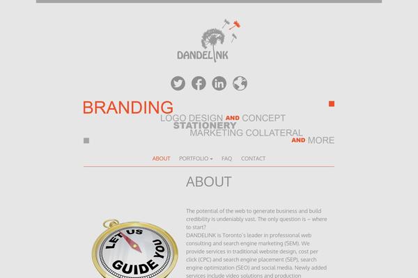 Decode theme site design template sample