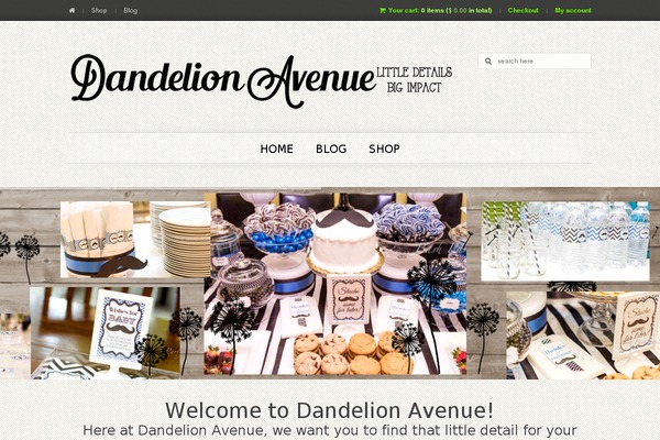 dandelionave.com site used Callisto