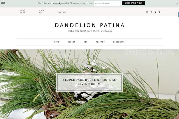 dandelionpatina.com site used Amelia-theme.2.8.3