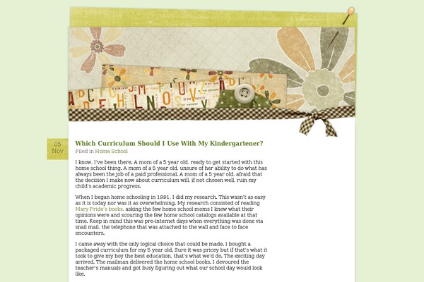 Family theme site design template sample