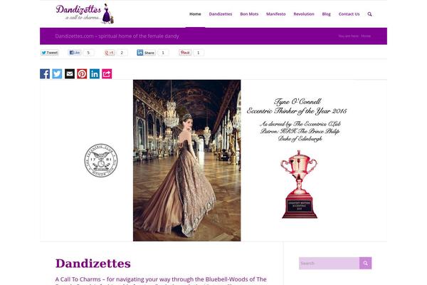 Enfold theme site design template sample