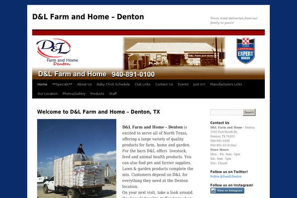dandldenton.com site used Weaver