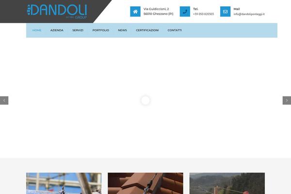 Constructo theme site design template sample